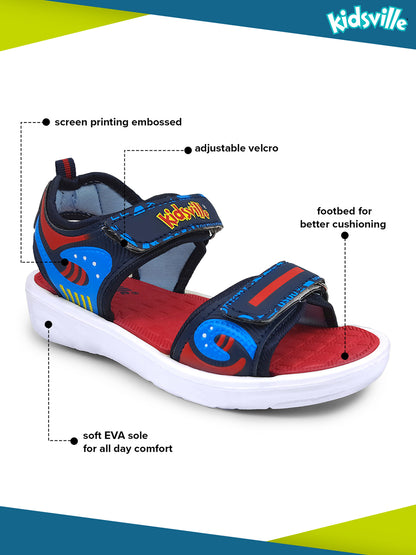 Kids Boys Navy Sandals