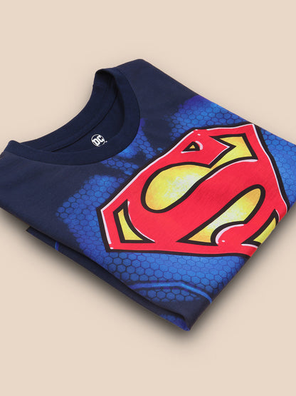 Kids Boys Superman Blue Tshirt