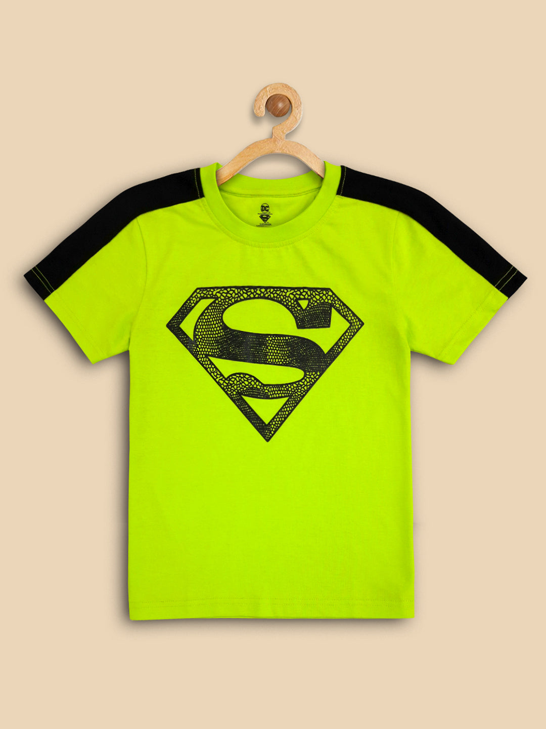 Kids Boys Superman Lime Punch Tshirt