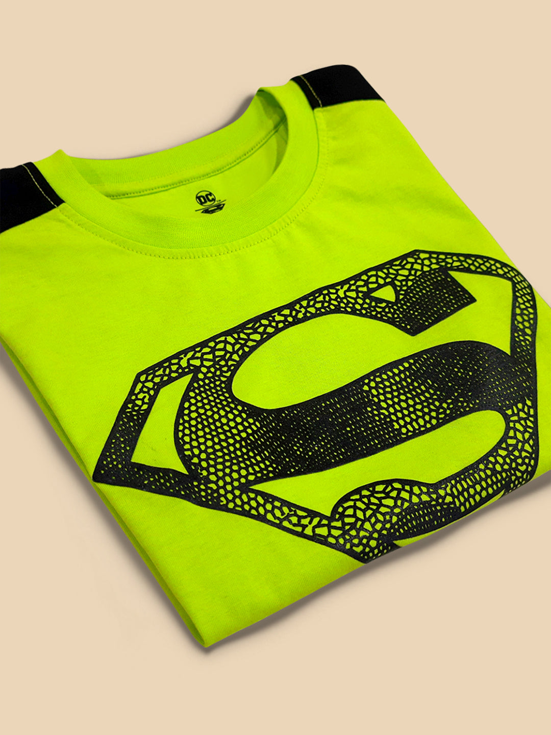 Kids Boys Superman Lime Punch Tshirt