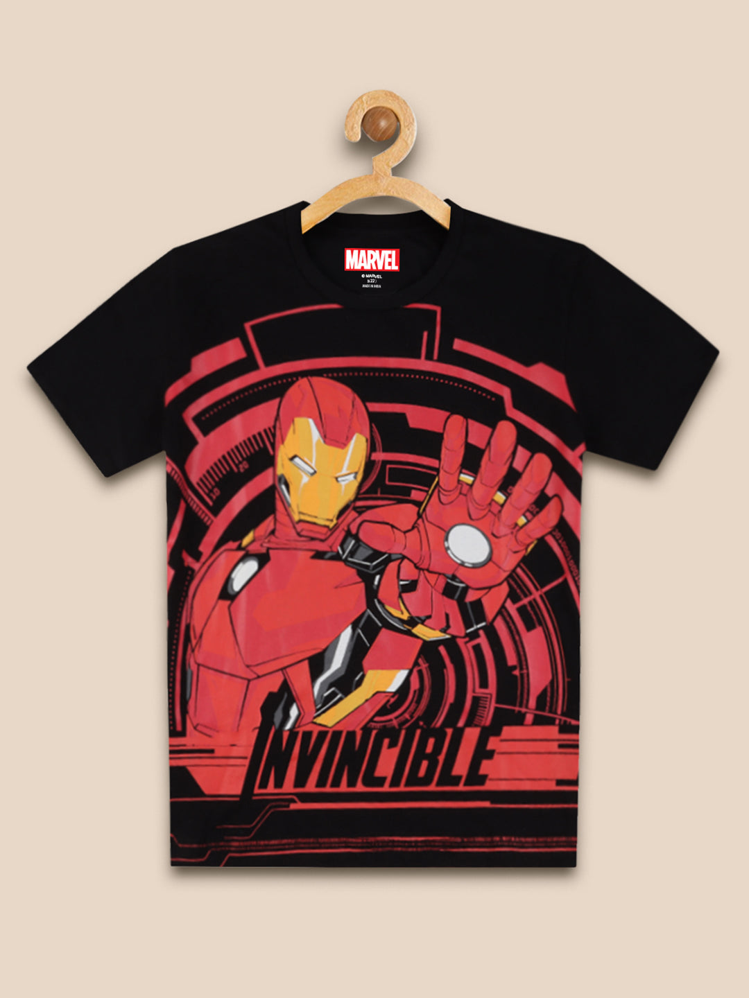 Kids Boys Iron Man Black Tshirt