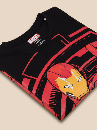 Kids Boys Iron Man Black Tshirt