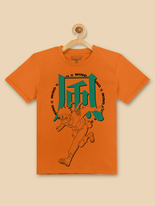 Naruto Orange Tshirt For Kids Boys