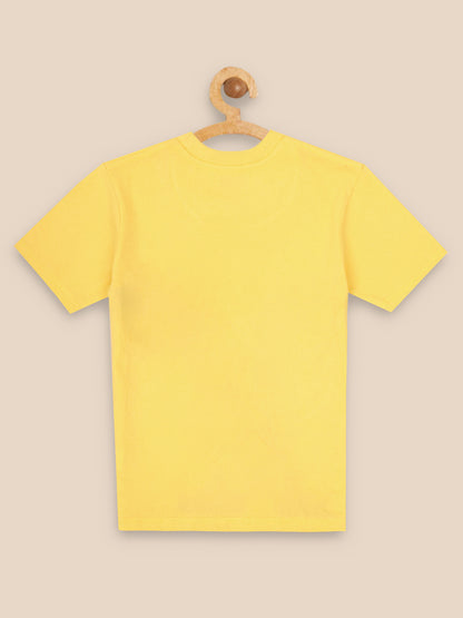 Kids Boys Iron Man Yellow Tshirt