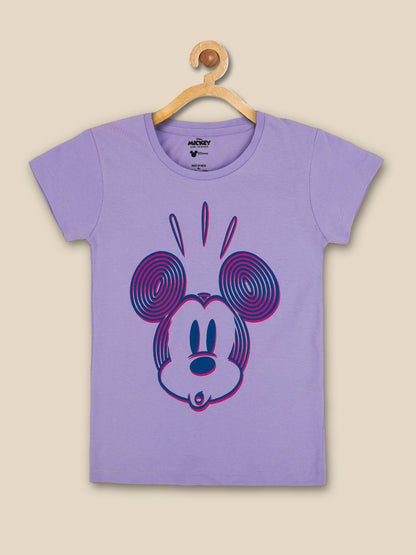 Kids Girls Minnie Purple Tshirt