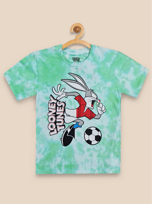 Kids Boys Looney Tunes Green Tshirt