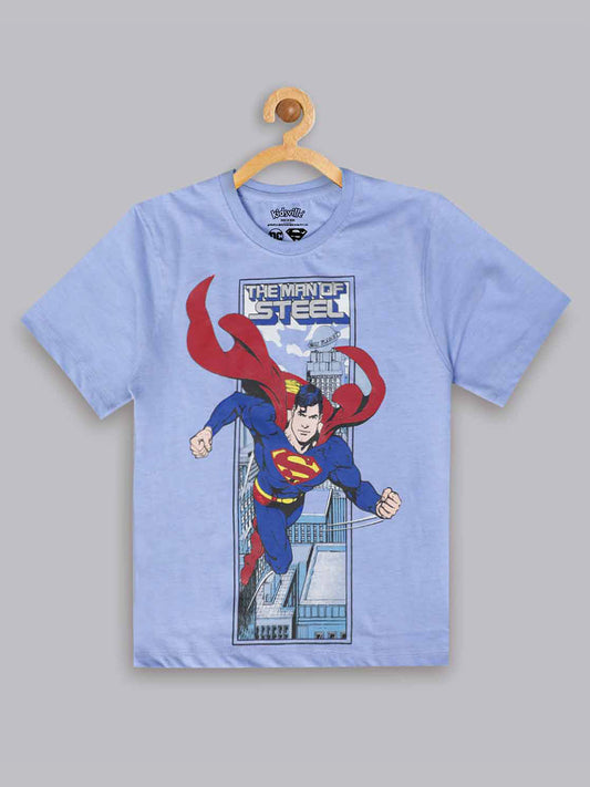 Kids Boys Superman Blue T-Shirt