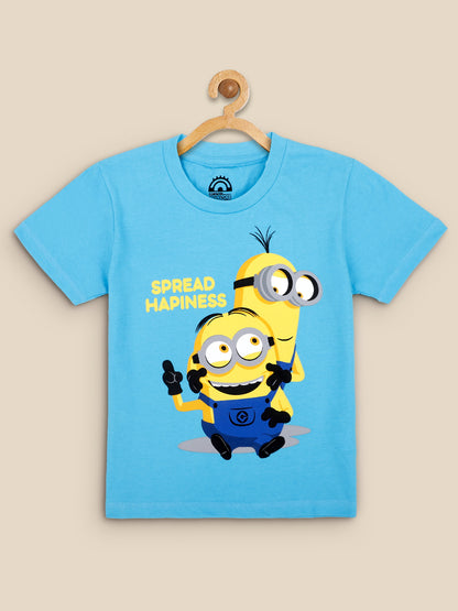 Kids Boys Minions Blue Tshirt