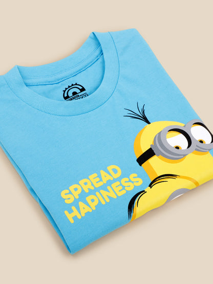 Kids Boys Minions Blue Tshirt