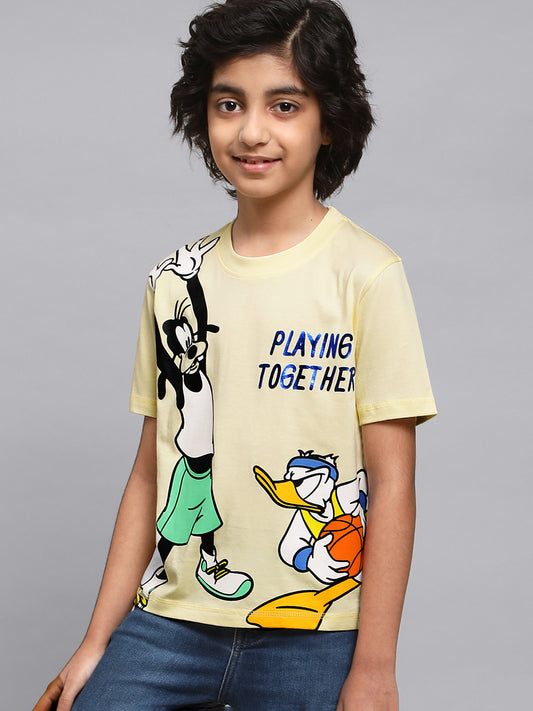 Kids Boys Mickey And Friends Na T-Shirt