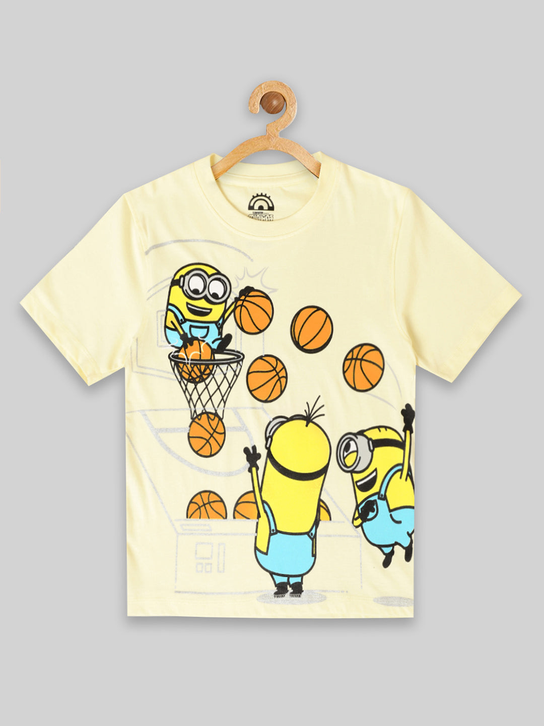 Kids Boys Minions Yellow T-Shirt