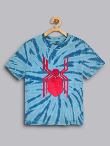 Spider-Man No Way Home Blue Tshirt For Boys