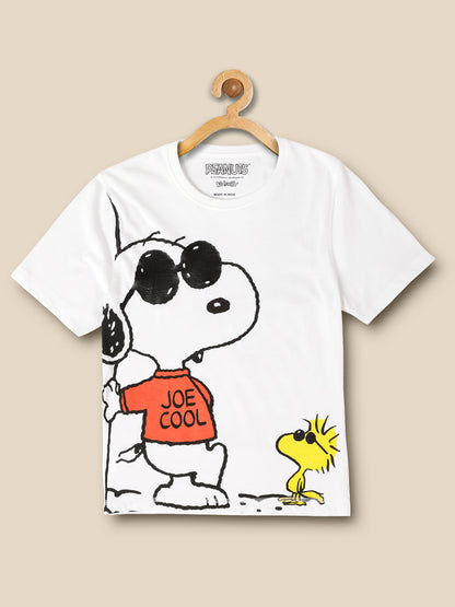 Kids Boys Peanuts Light Blue T-Shirt