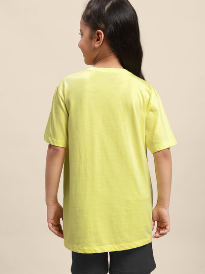 Kids Girls Peanuts Yellow T-Shirt