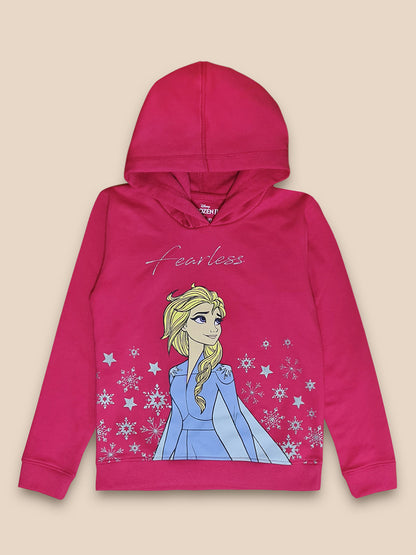 Kids Girls Frozen Pink Hoodie