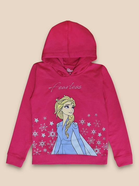 Kids Girls Frozen Pink Hoodie