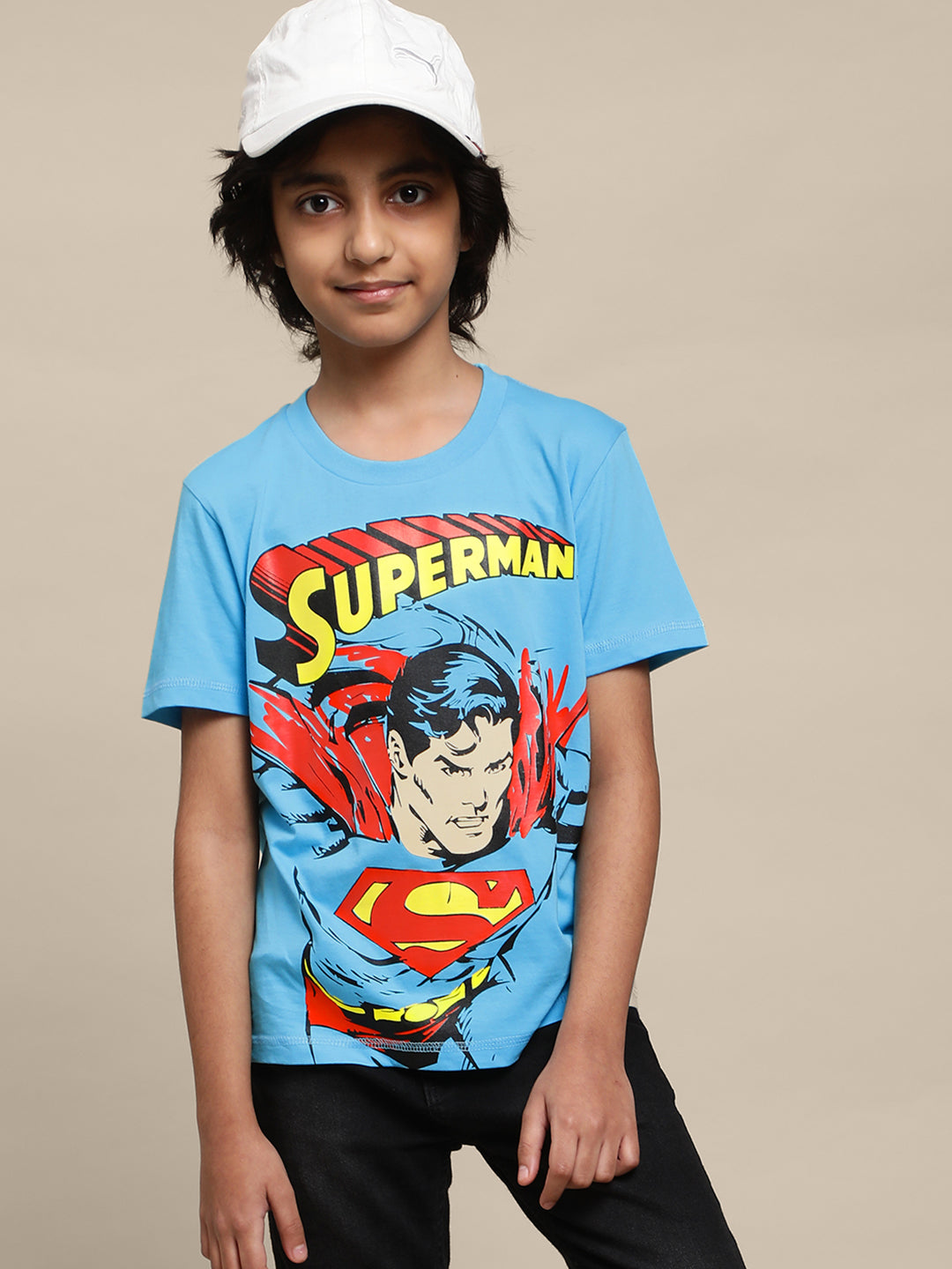 Kids Boys Superman Blue T-Shirt