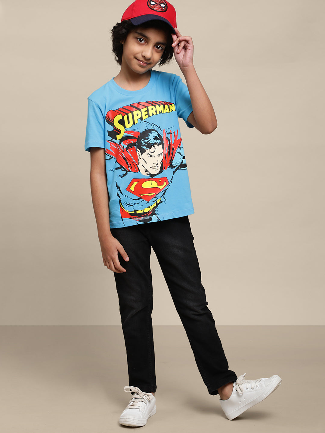 Kids Boys Superman Blue T-Shirt