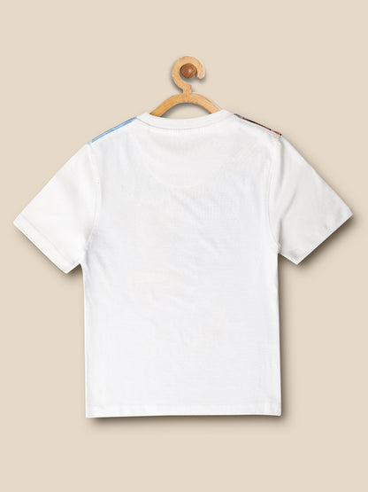 Kids Boys Superman White T-Shirt