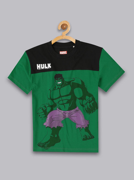 Hulk Green/Black Tshirt For Boys