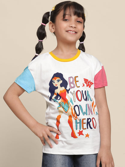 Wonder Woman Tshirt For Girls