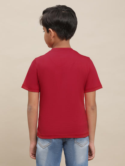 Spider-Man Across The Spider Verse-Part One Red Tshirt For Boys