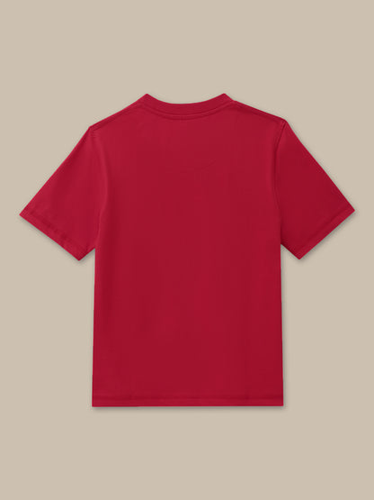 Spider-Man Across The Spider Verse-Part One Red Tshirt For Boys