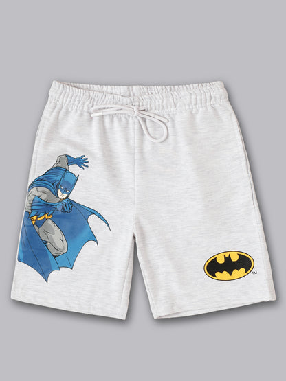 Batman Grey Shorts For Boys