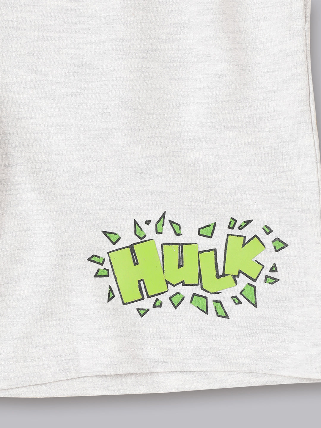 Hulk Grey Shorts For Boys