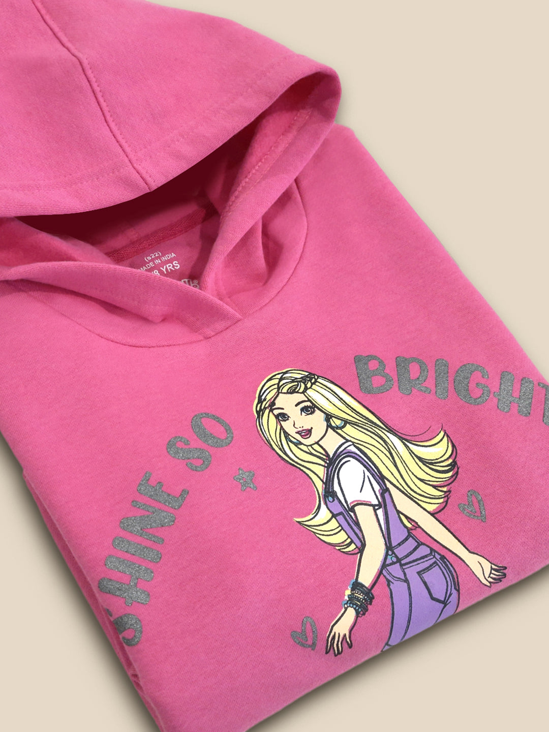 KidsGirls Barbie Pink Hoodie