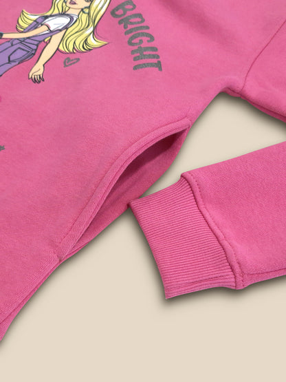 KidsGirls Barbie Pink Hoodie