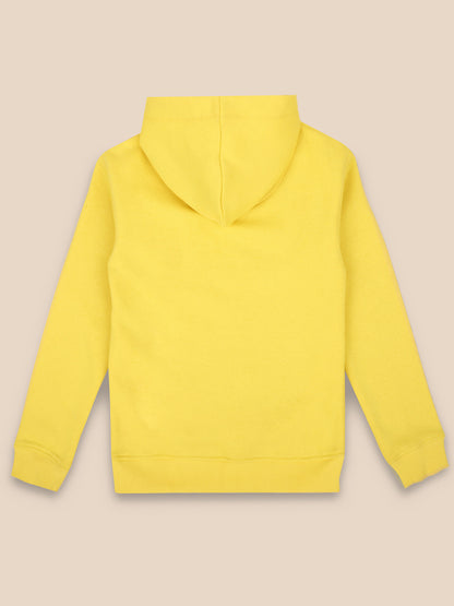 Kids Girls Minions Yellow Hoodie