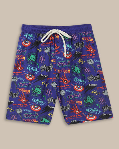 Captain America Shorts For Boys