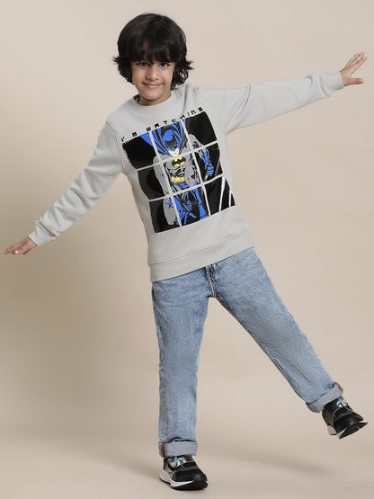 Batman Blue Sweatshirt For Boys