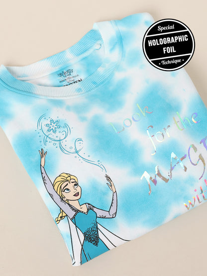 Frozen Blue Sweatshirt For Girls