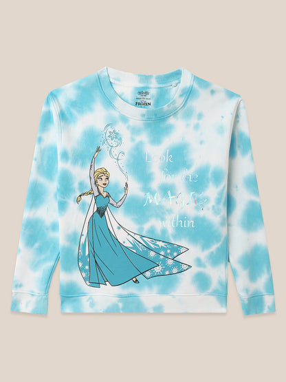 Frozen Blue Sweatshirt For Girls