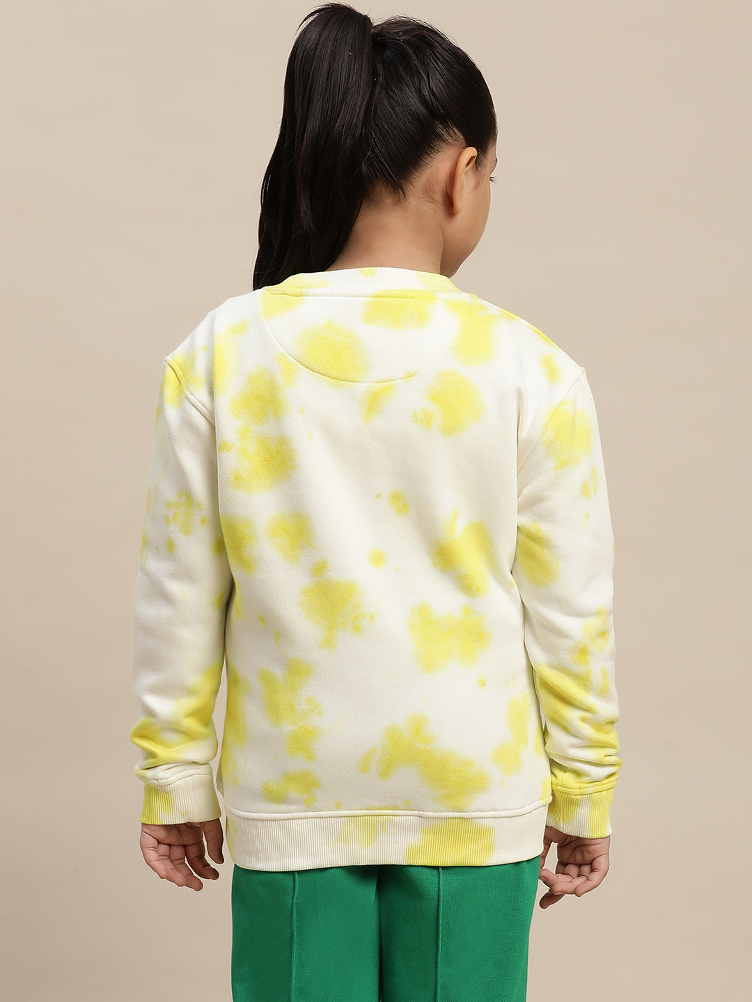 Tom & Jerry Yellow Sweatshirt For Girls