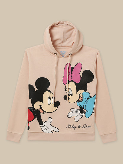 Mickey & Friends Pink Hoodies For Girls