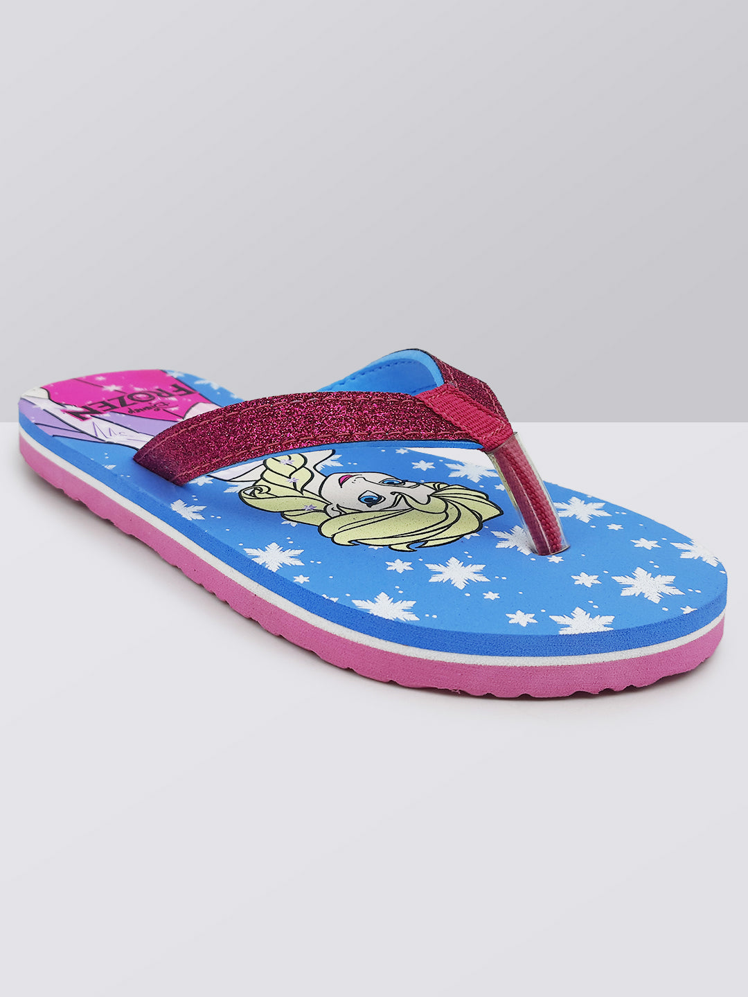 Frozen Sky Blue Flip-Flops For Kids Girls