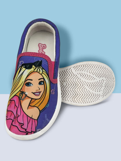 Barbie Purple Canvas For Kids Girls