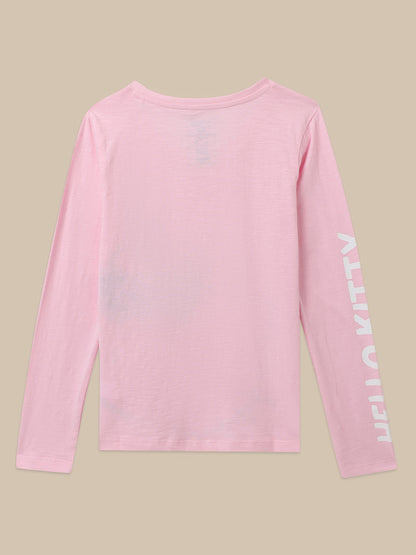 Hello Kitty Pink Tshirt For Girls