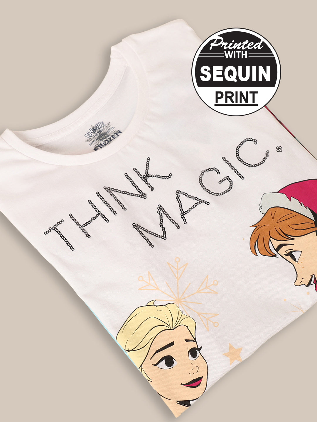 Frozen Multi Color Tshirt For Girls