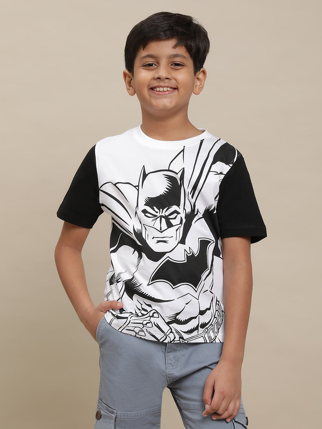 Batman Multi Color Tshirt For Boys