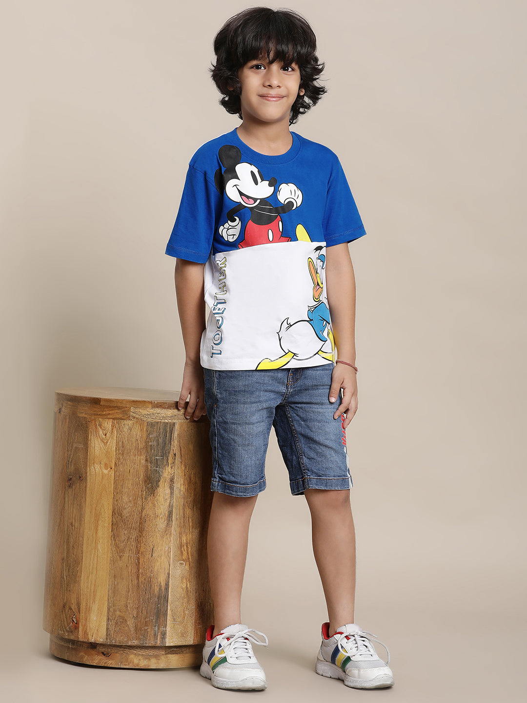 Mickey & Friends Multi Color Tshirt For Boys