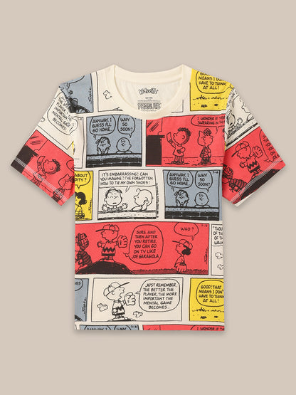 Peanuts Off-White Tshirt For Boys