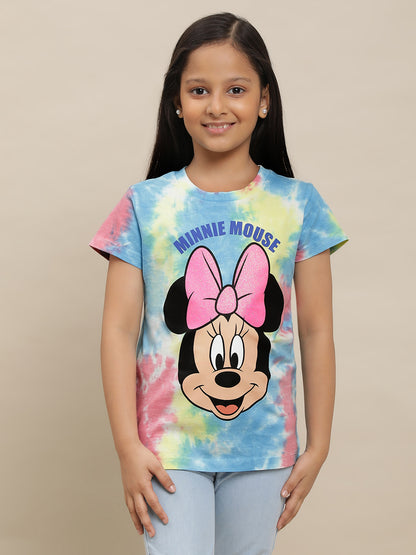 Minnie Multi Color Tshirt For Girls