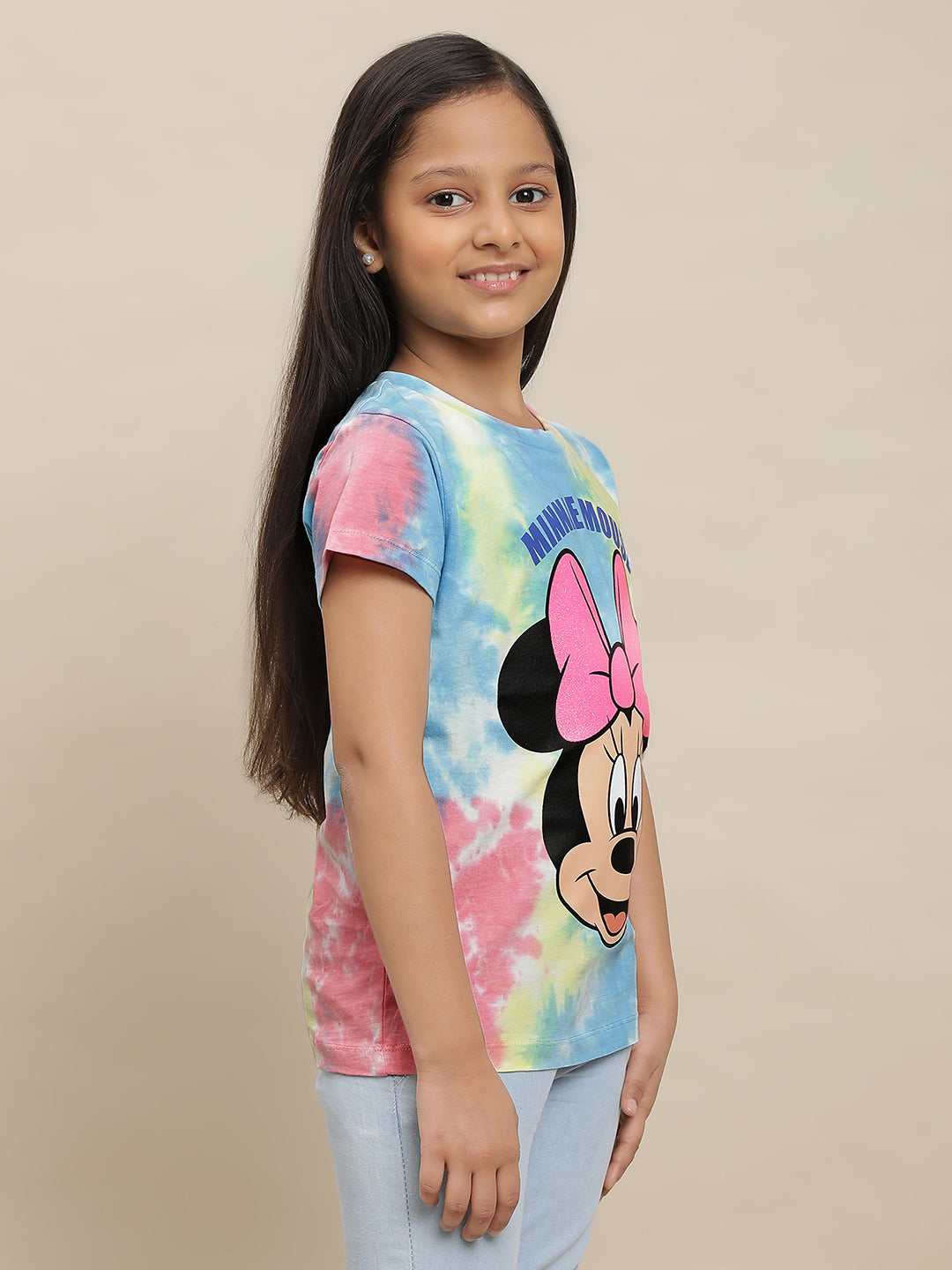 Minnie Multi Color Tshirt For Girls