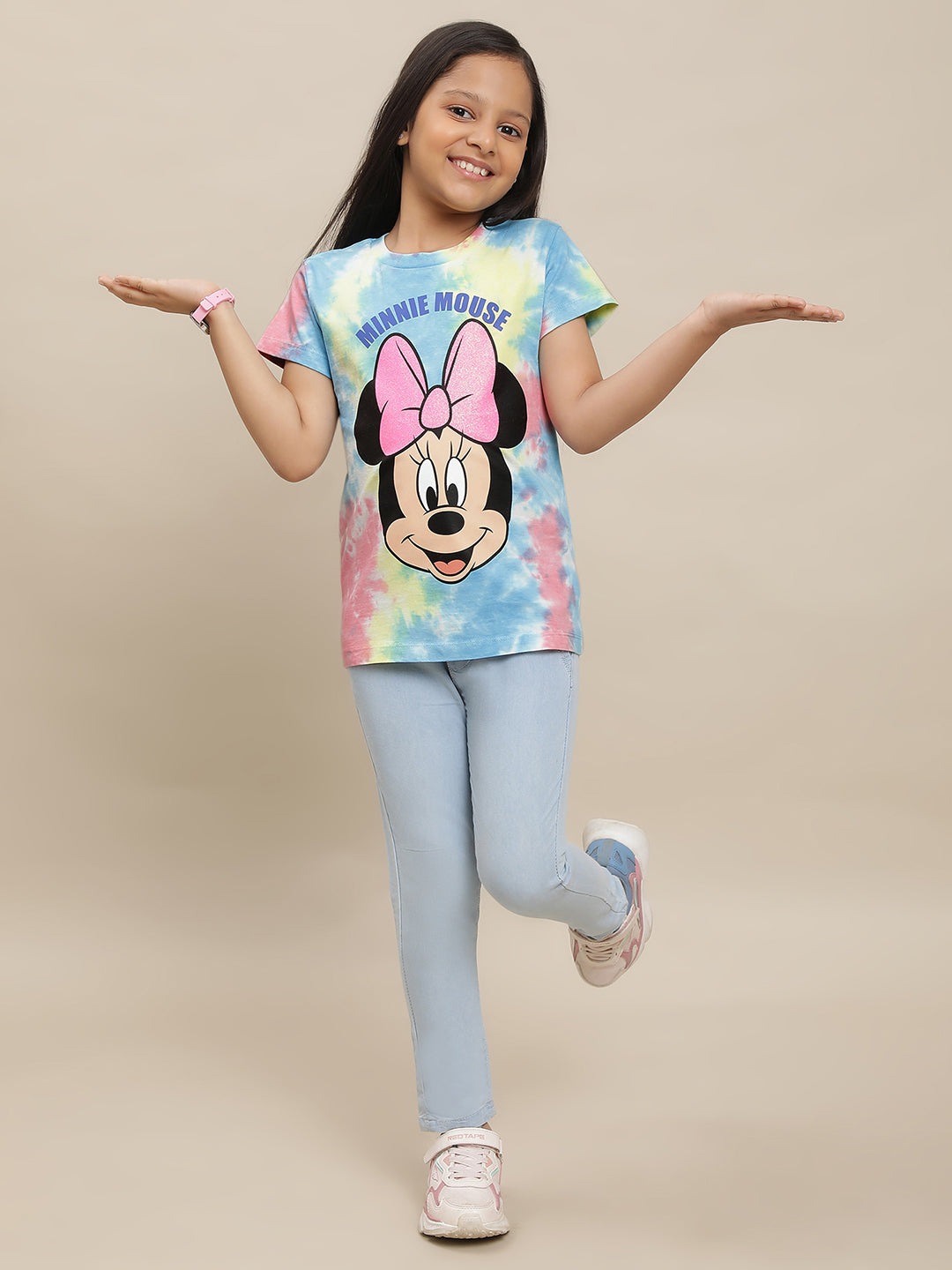 Minnie Multi Color Tshirt For Girls