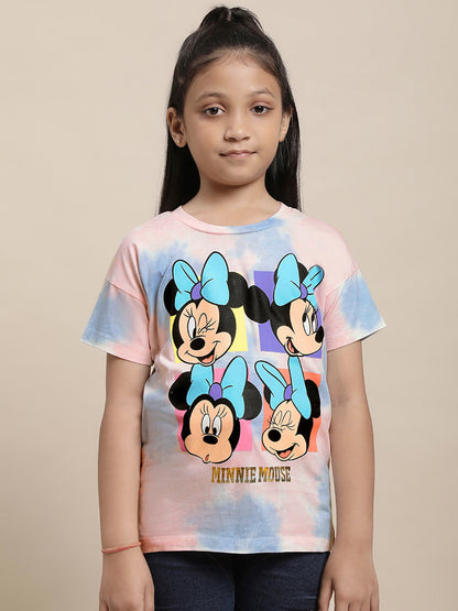 Minnie Multi Color Tshirt For Girls