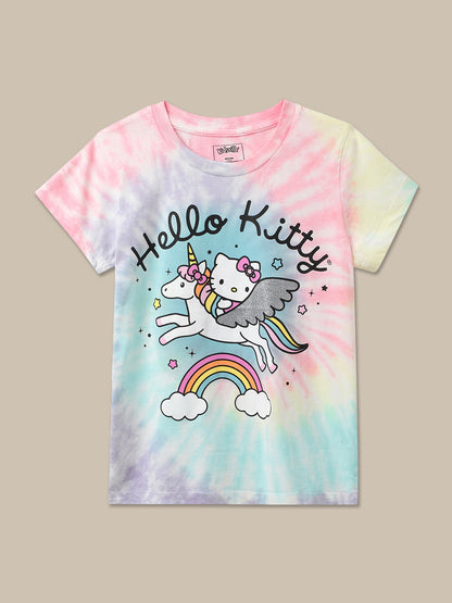 Hello Kitty Multi Color Tshirt For Girls